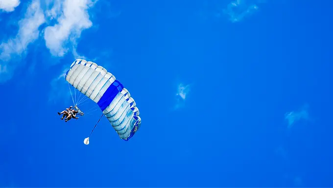 WHA Zenith performance main canopy in dynamic flight